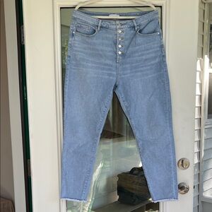 LOFT Light Blue Ankle Jeans